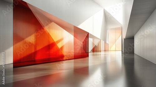 Wallpaper Mural Modern Interior with Geometric Design Elements Torontodigital.ca