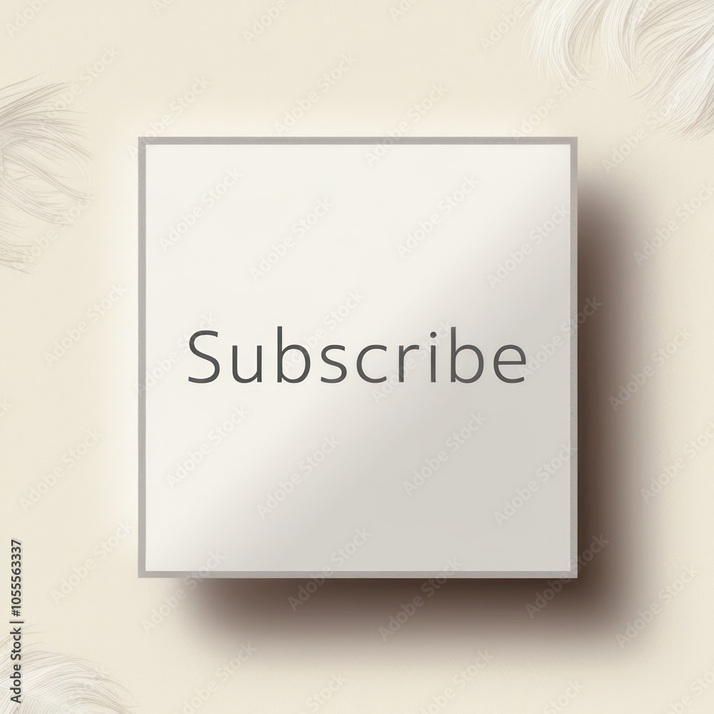 Subscribe word, subscription Subscribe word, subscription