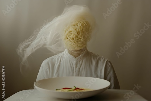 spaghetti aglio e olio, makaron spaghetti, oliwa z oliwek, czosnek, peperoncino, natka pietruszki, danie włoskie, wykwintna kuchnia, kuchnia śródziemnomorska, kuchnia europejska, minimalizm, elegancka