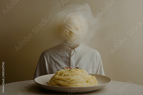 spaghetti aglio e olio, makaron spaghetti, oliwa z oliwek, czosnek, peperoncino, natka pietruszki, danie włoskie, wykwintna kuchnia, kuchnia śródziemnomorska, kuchnia europejska, minimalizm, elegancka