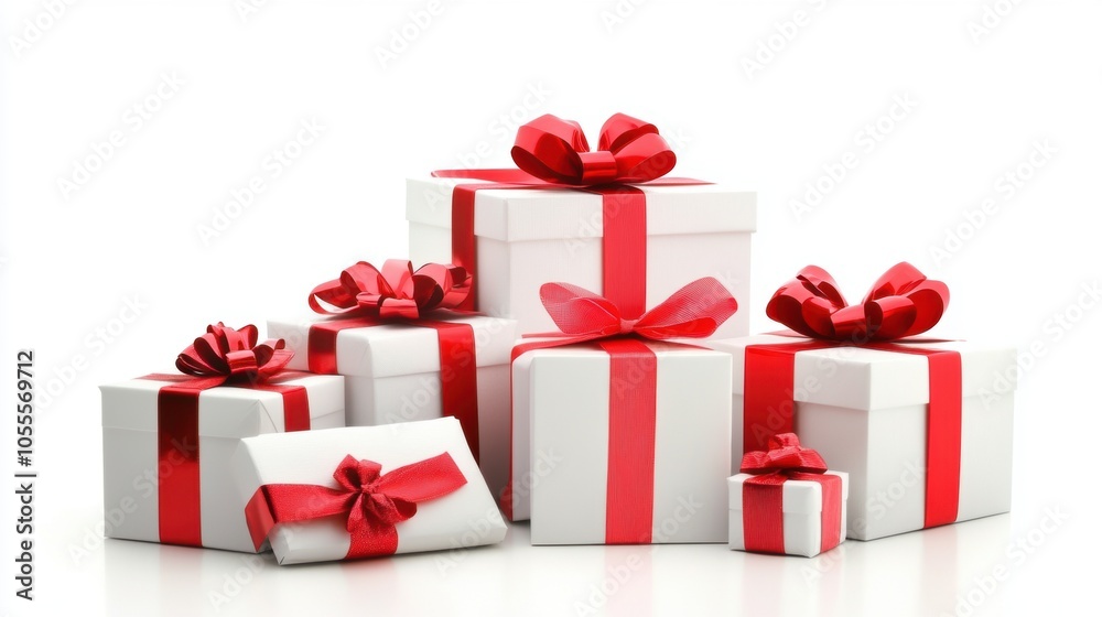 Obraz premium Gift box for holiday closeup view