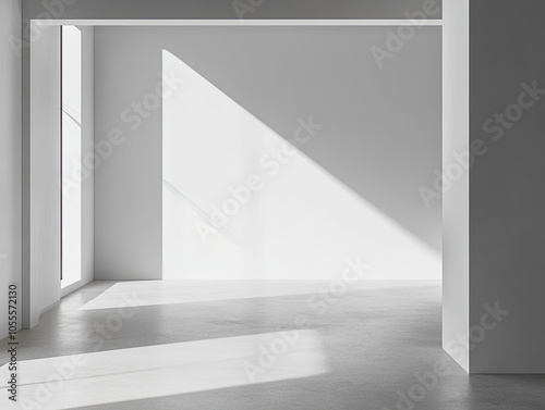 empty white room