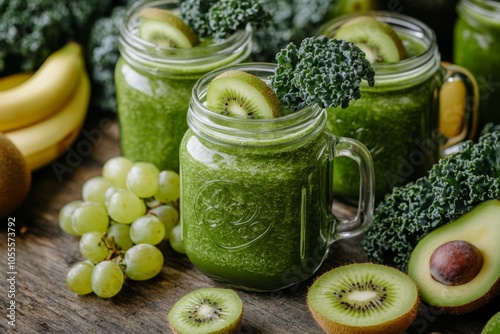 Refreshing Glass Jar Mugs with Tea