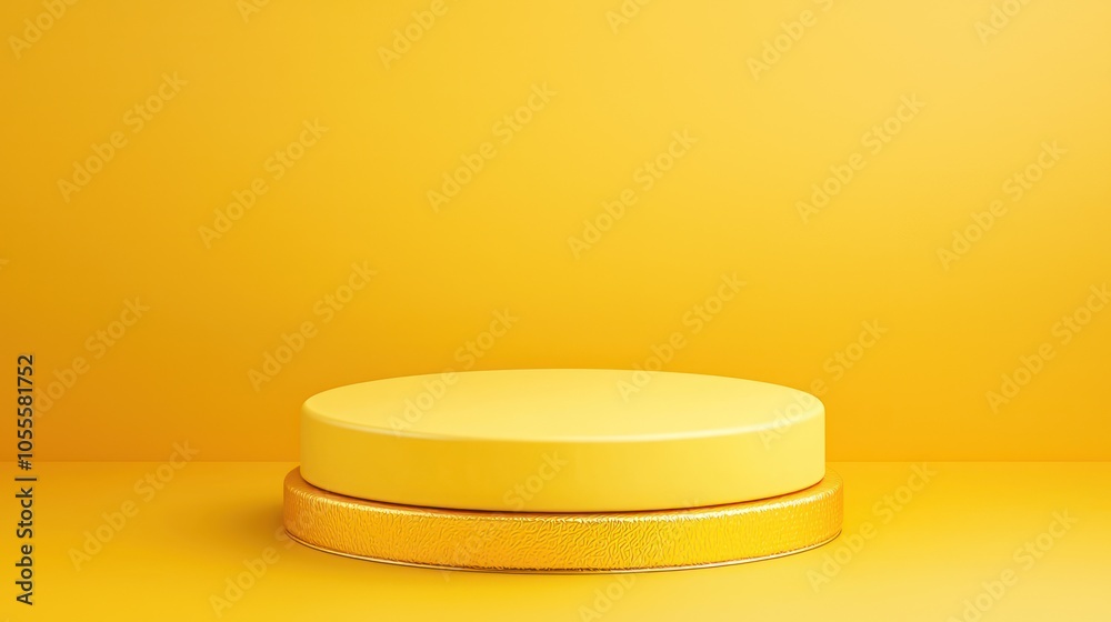Golden Quality Assurance Badge Illuminated with High Luminosity in C4D 32K Poster Design