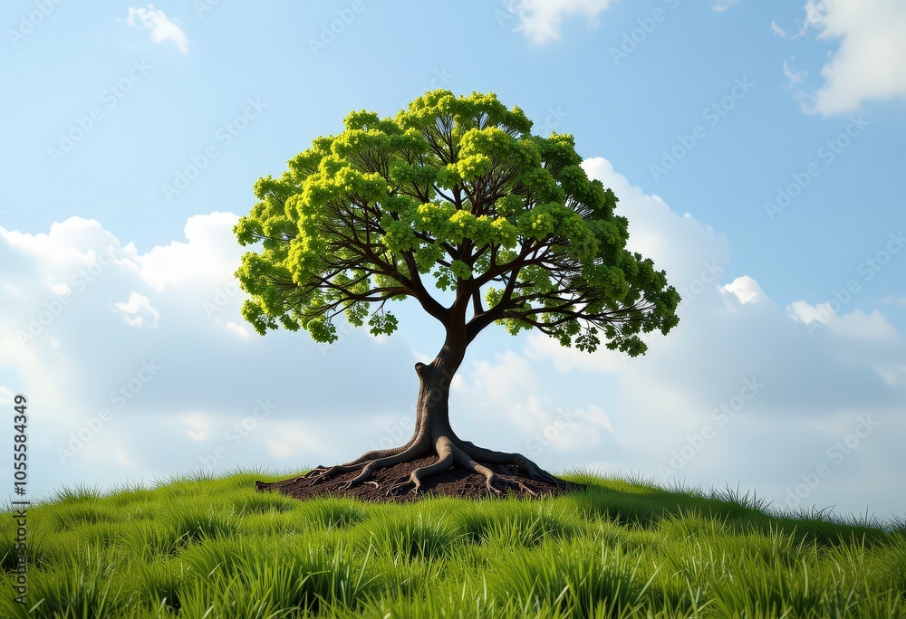 Fototapeta premium tree in the field