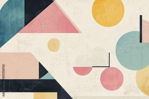 A visually calming graphic ...