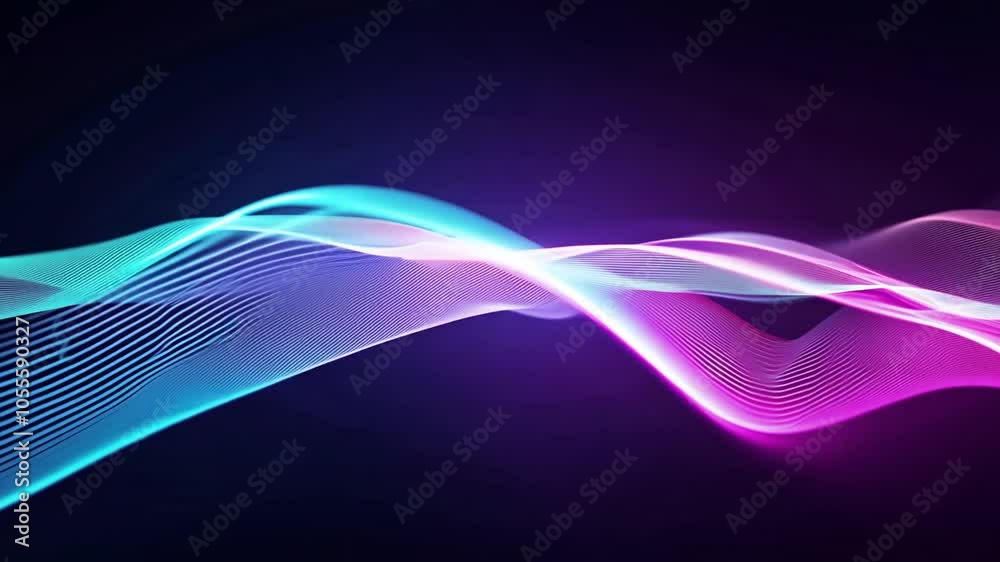 colors Abstract neon background wavy digital color splash dark colours ...