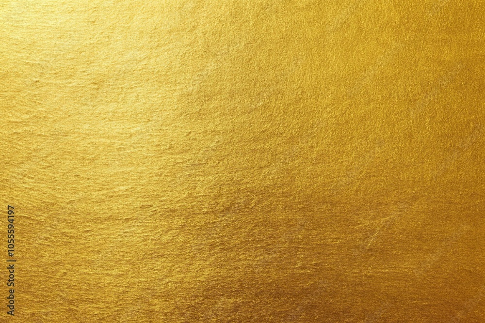 Naklejka premium Flat surface of gold paper with no texture or highlight