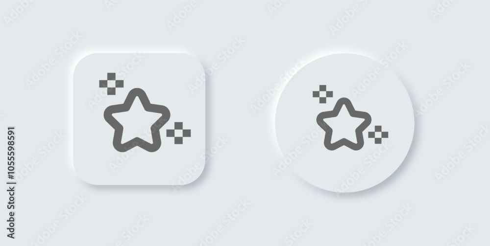 Popular line icon in neomorphic design style. Fire signs vector illustration. Popular line icon in neomorphic design style. Fire signs vector illustration.
