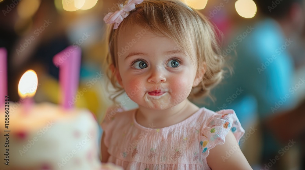 Celebrating a joyous birthday for a delightful two year old girl Celebrating a joyous birthday for a delightful two year old girl