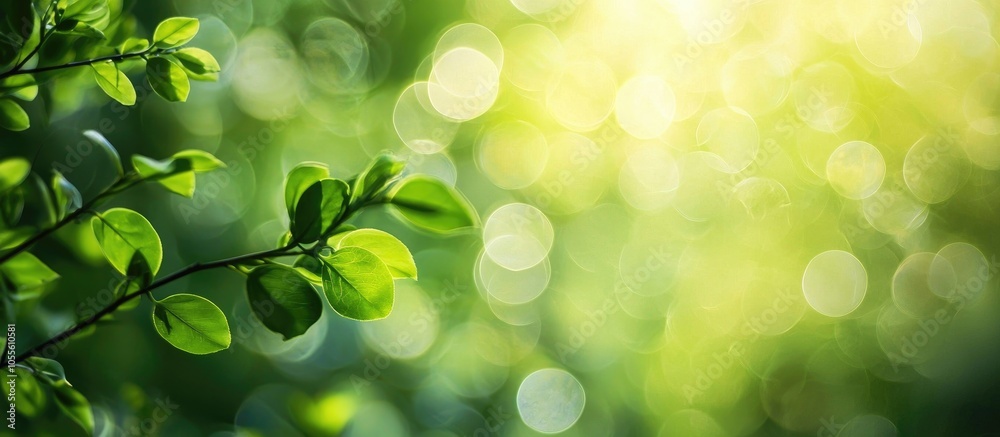 Blured Green Bokeh Background From Nature Blured Green Bokeh Background From Nature