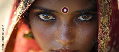 Indian Lady Closeup At Pandharpur Solapur District Maharashtra India Southeast Asia photo