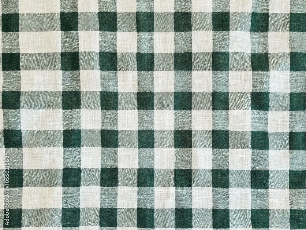 Green and White Checkered Table Cloth Green and White Checkered Table Cloth