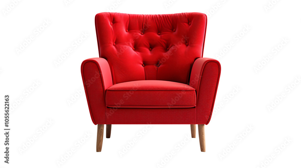 Stylish Red Armchair for Modern Living Spaces Stylish Red Armchair for Modern Living Spaces