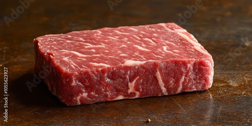 a piece of meat on a table