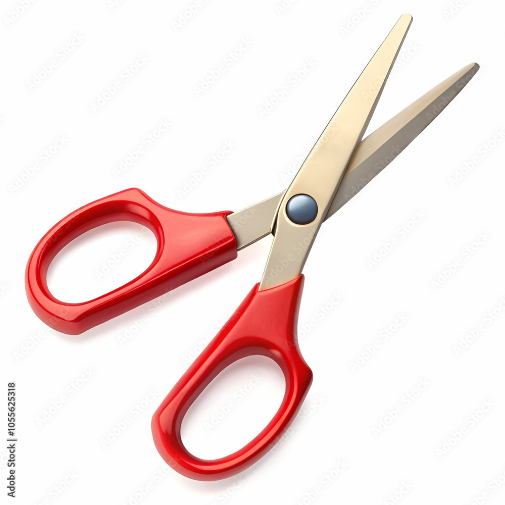 open scissors