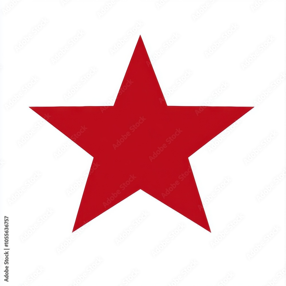Red star isolated over plain background Red star isolated over plain background