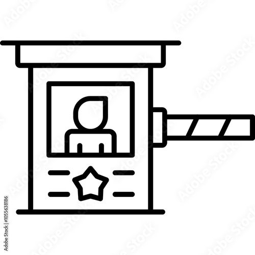 Security Checkpoint Icon
