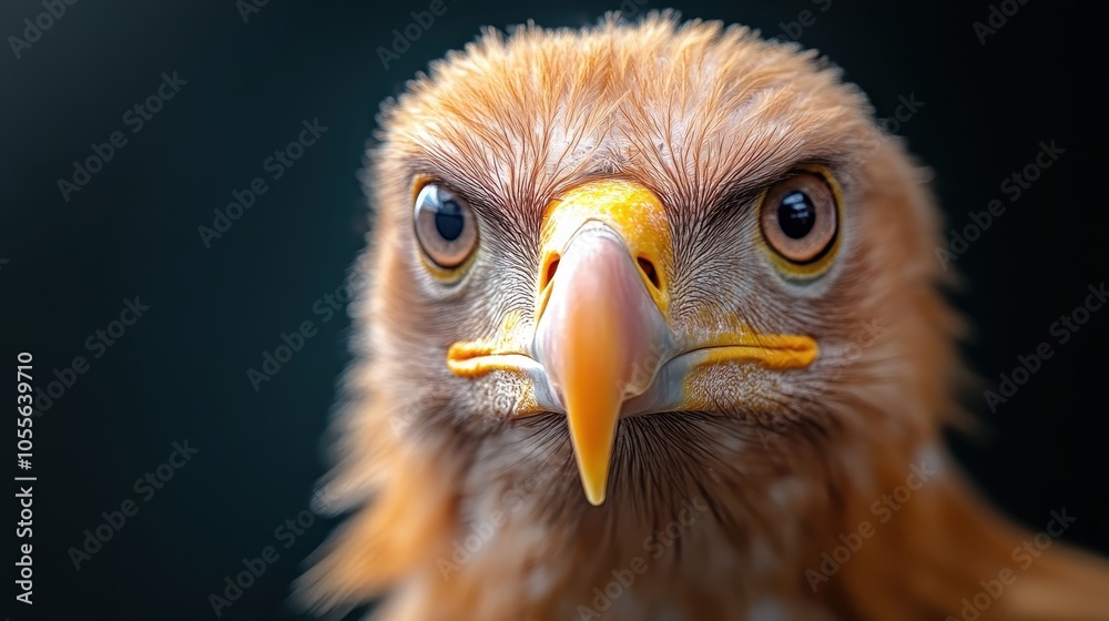 An Egyptian vulture stares confidently ahead, capturing the viewer with its resolute posture and striking features, showcasing wild elegance and resilience. An Egyptian vulture stares confidently ahead, capturing the viewer with its resolute posture and striking features, showcasing wild elegance and resilience.