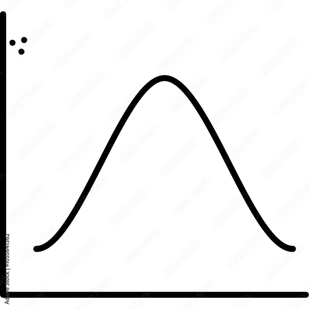 Normal Distribution Icon