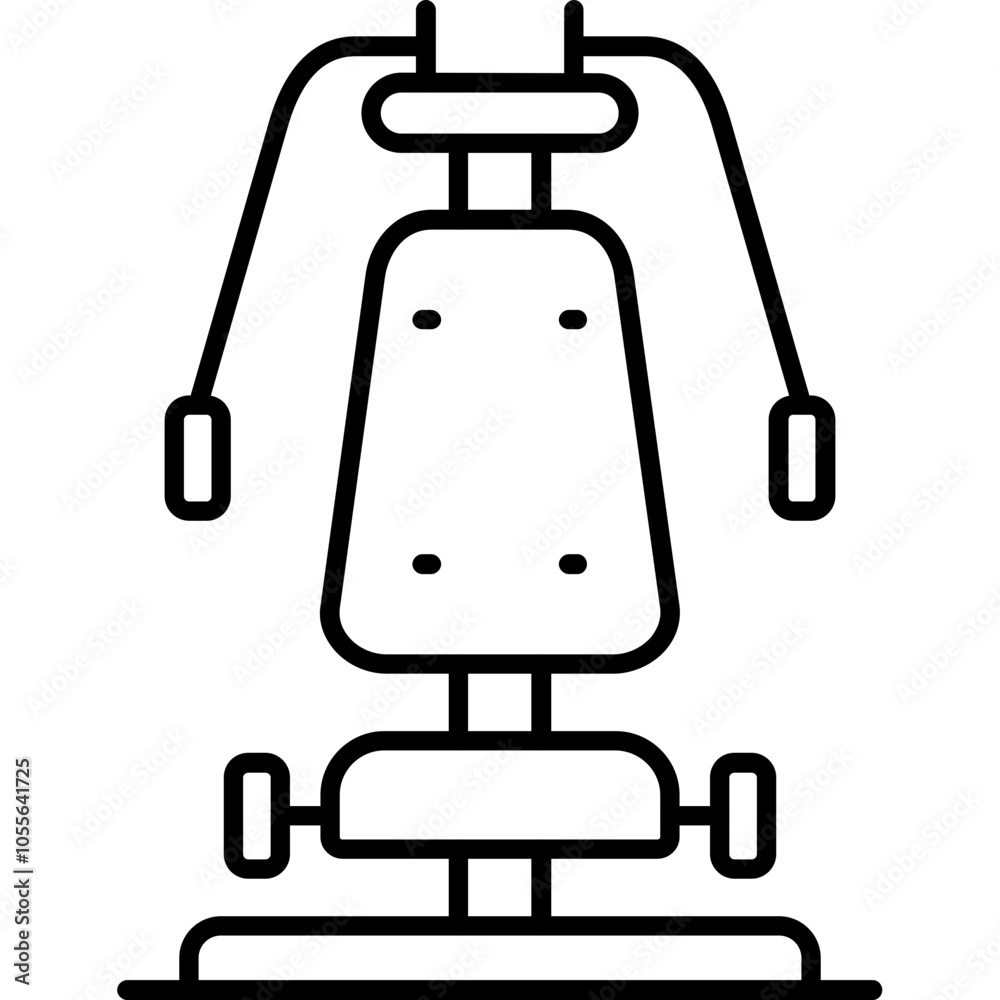 Chest Fly Machine Icon Chest Fly Machine Icon