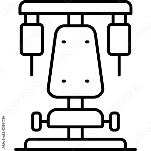 Pec Deck Machine Icon