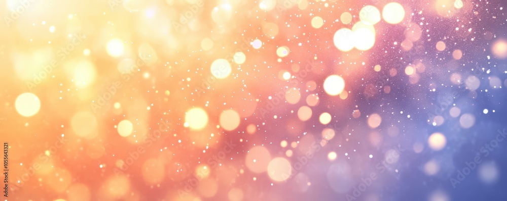 Soft Bokeh Abstract Background with Warm Orange and Pink Glowing Light Particles for Festive and Dreamy Atmosphere Soft Bokeh Abstract Background with Warm Orange and Pink Glowing Light Particles for Festive and Dreamy Atmosphere