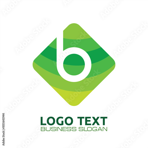 B lettering logo is simple, easy to understand and authoritative