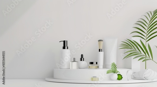 E-commerce product white display background offers a clean and professional look. Ideal for showcasing various products and attracting customers