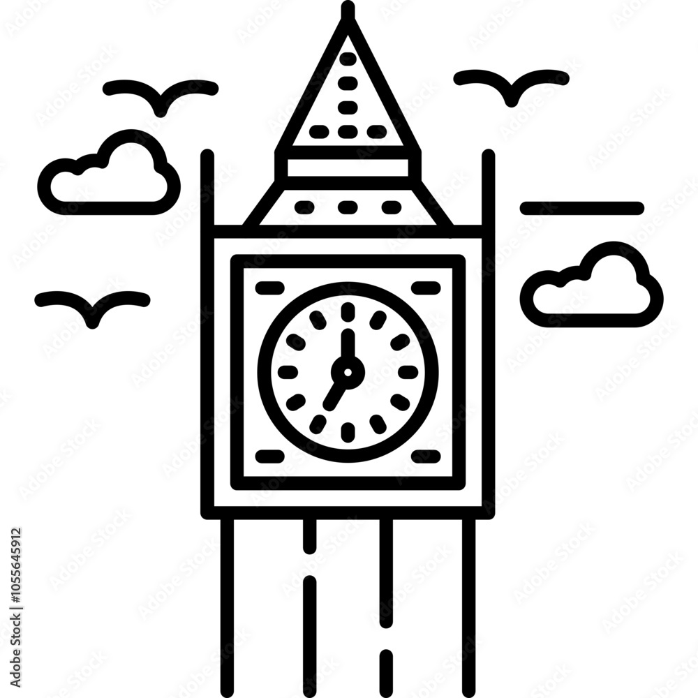 Big Ben Icon Big Ben Icon