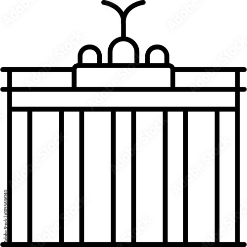 Brandenburg Gate Icon