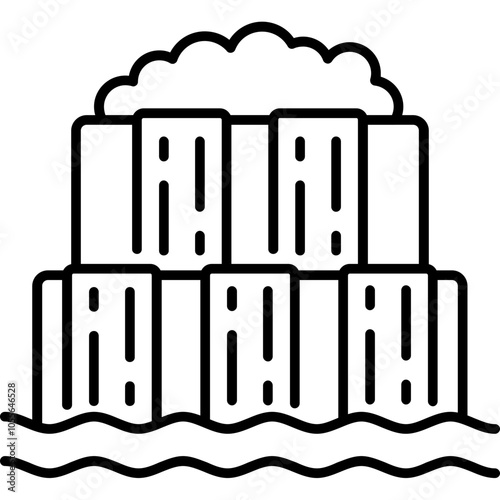 Iguazu Falls Icon