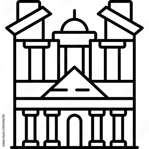 Petra Treasury Icon