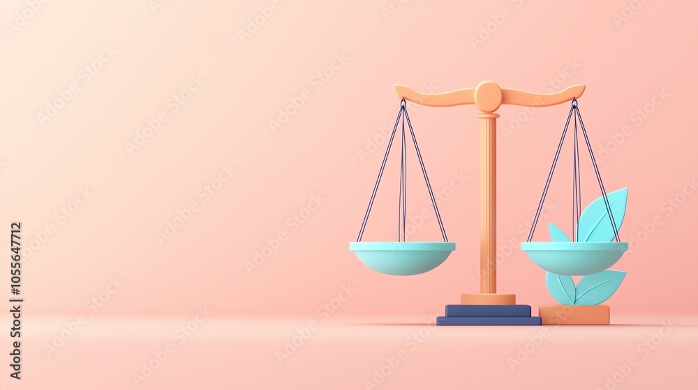 Stylish illustration of balanced scales against a soft pink background, symbolizing justice, fairness, and legal concepts. Stylish illustration of balanced scales against a soft pink background, symbolizing justice, fairness, and legal concepts.