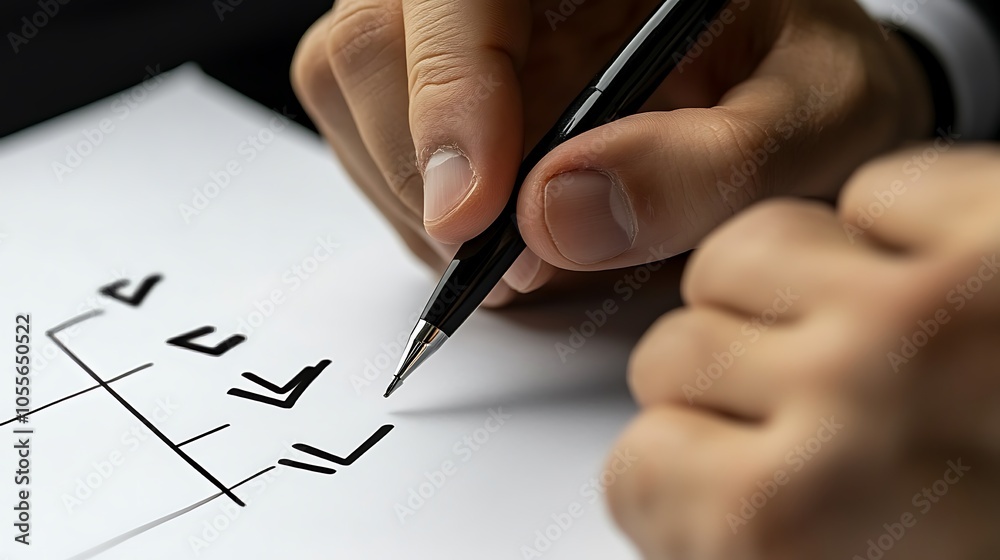 Precision in action a close-up of hands working on a design concept