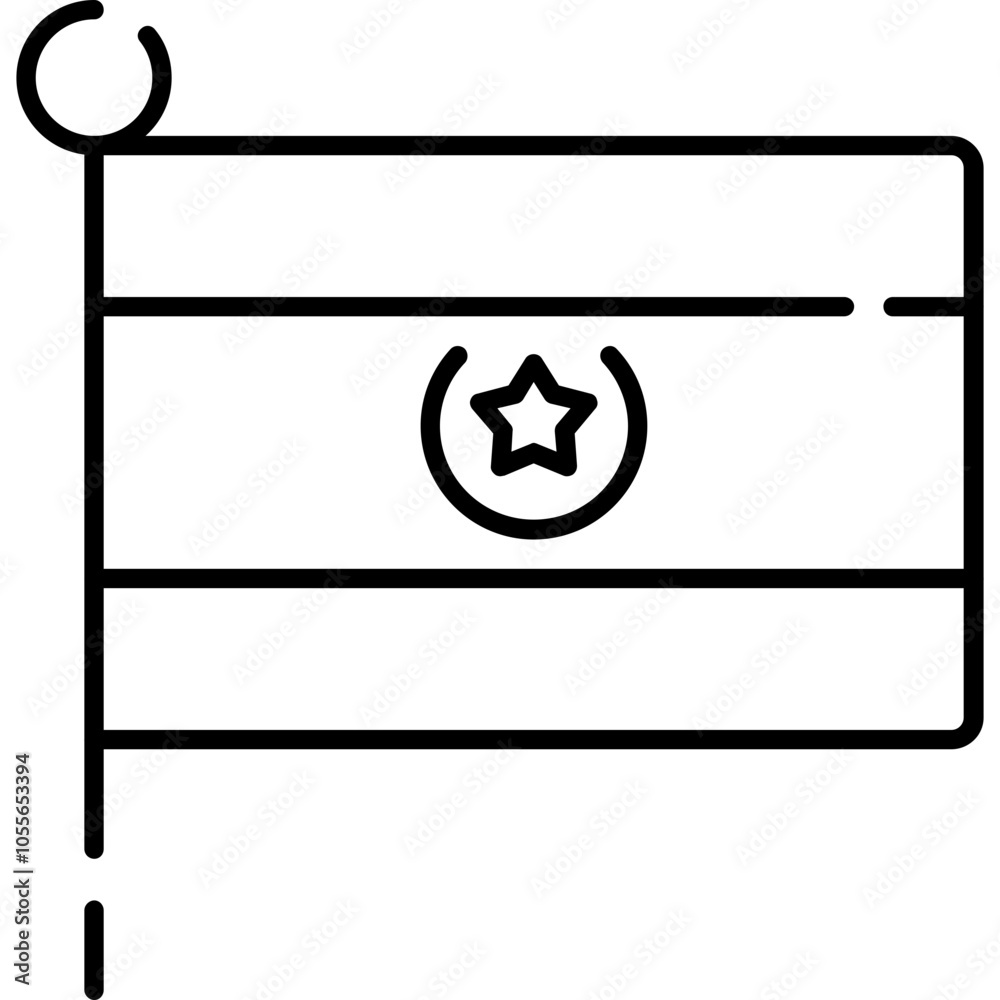 Paraguay Flag Icon Paraguay Flag Icon