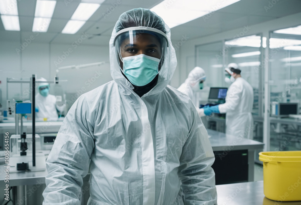 Scientist in laboratory. Scientist in laboratory.