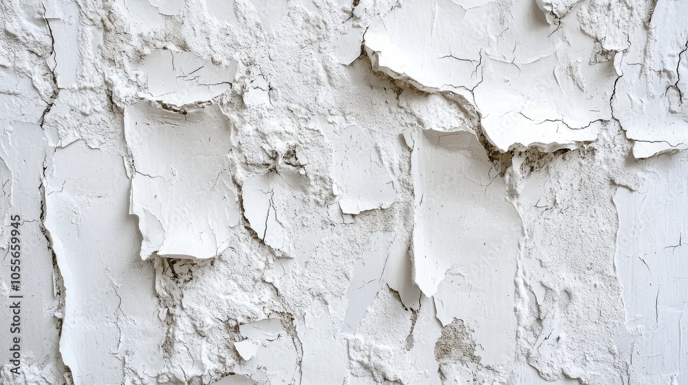 Obraz premium Stripped White Cement Background Close Up