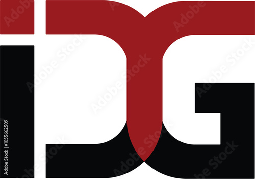 IDF logo design. IDF logo vectors. Simple ID logo design. Letters ID or DI or DG logo design. Luxury, Creative, House logo design. Abstract GDI or IDG logo   design.