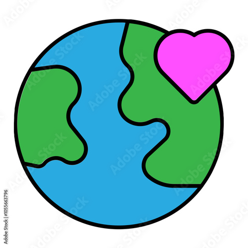 Earth Love Icon