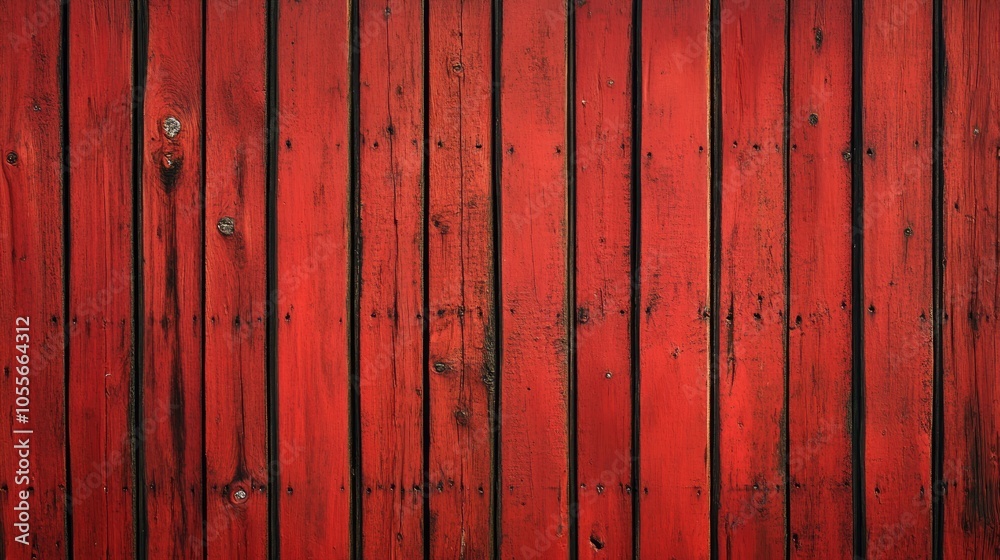 Red Wooden Planks with Texture Background Red Wooden Planks with Texture Background