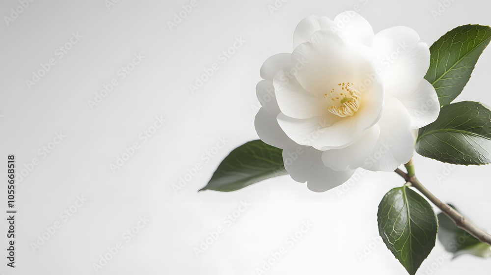 White rose isolated on black, a symbol of love and purity White rose isolated on black, a symbol of love and purity