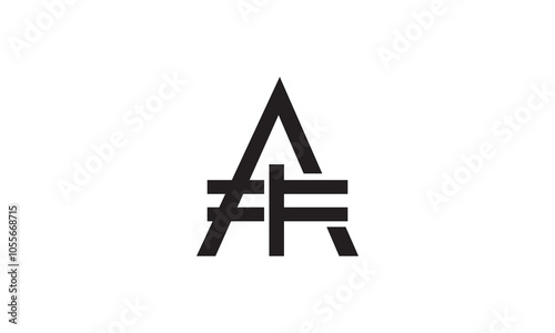 AF Alphabet letter logo, AF logo, af initial logo