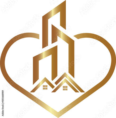 Luxury Real Estate logo design. Security logo design. House logo design. House Building logo vectors. Architect logo vectors. logo design. Home vectors. Real Estate Business logo vectors royalty. Towe