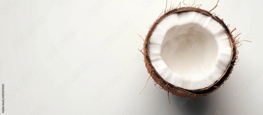 Coconut On White Background Coconut On White Background