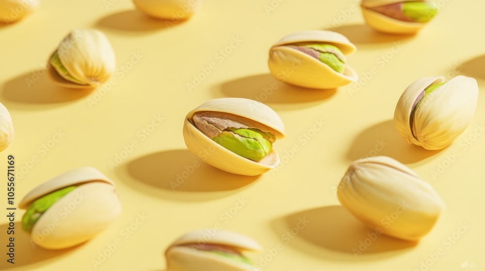 Delightful pistachios on a clean background Delightful pistachios on a clean background