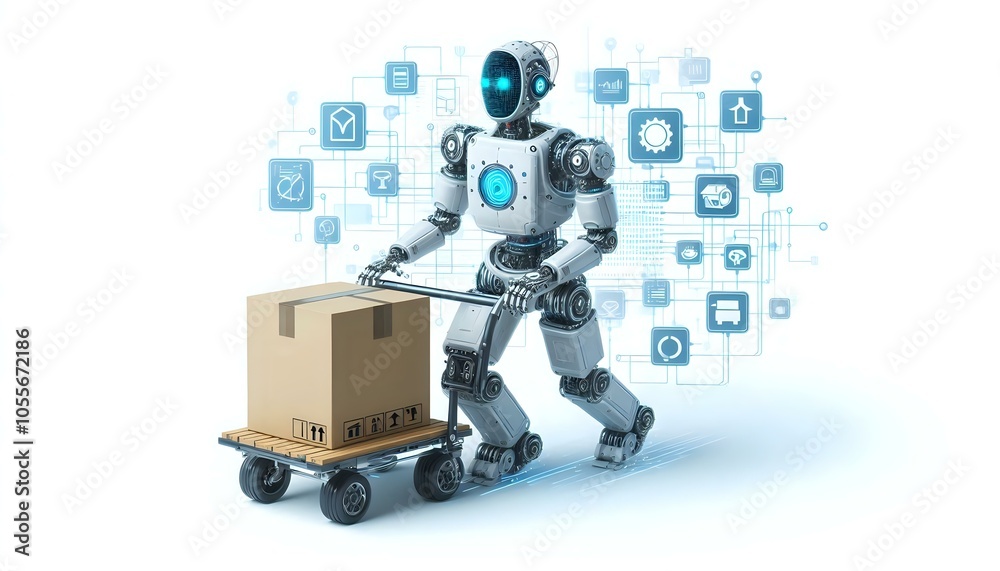 Efficient Delivery: Robot in Action