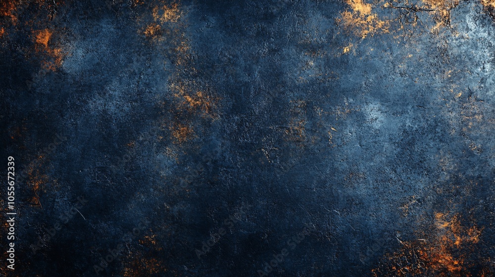 Dark Blue Grunge Background with Corroded Texture Dark Blue Grunge Background with Corroded Texture