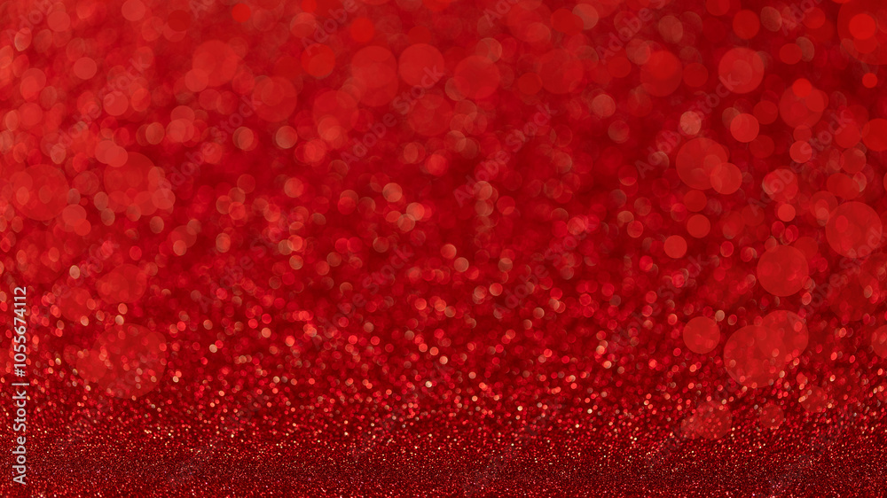 Abstract blurred red magic glitter background with copy space. Empty festive shiny backdrop. Abstract blurred red magic glitter background with copy space. Empty festive shiny backdrop.