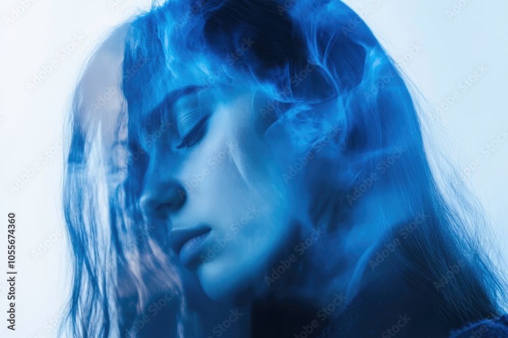 Fototapeta premium A Portrait of Overwhelming Emotional Pain